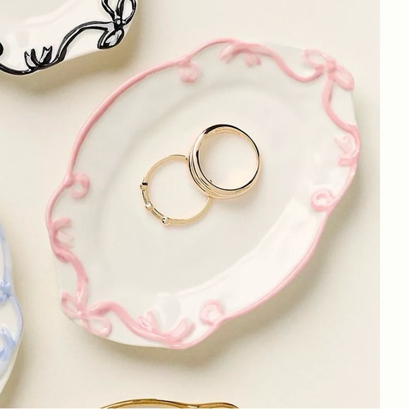 Anthropologie Accessories - Anthropologie NIB Benedita Bow Trinket Dish- Pink